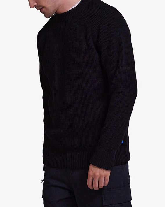 A-Frame Sweater - Black, view 3|Model