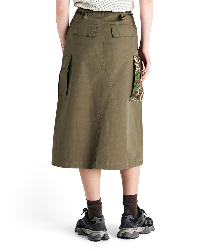 Arts & Crafts Skirt - Burnt Olive, view 2|Model