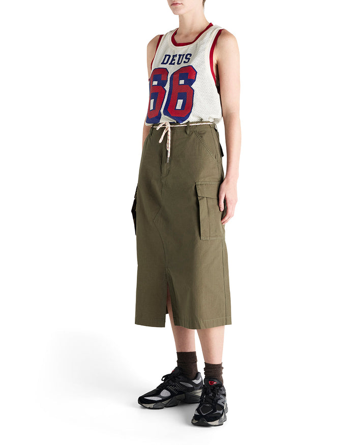 Arts & Crafts Skirt - Burnt Olive, view 3