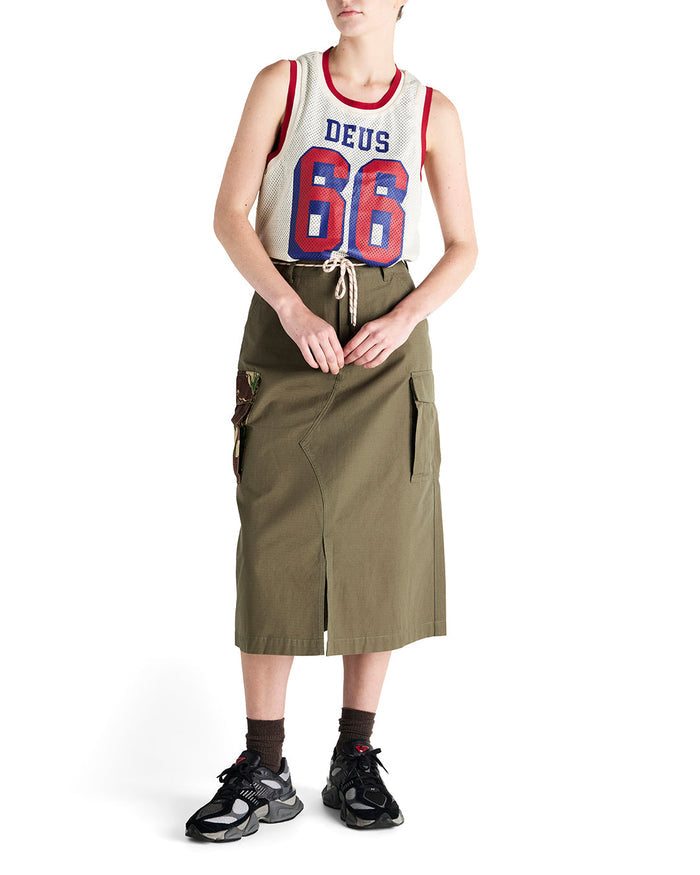 Arts & Crafts Skirt - Burnt Olive, view 4