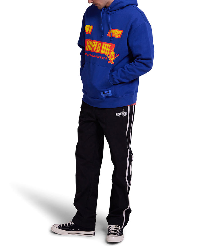 Aston Hoodie - True Blue, view 3|Model
