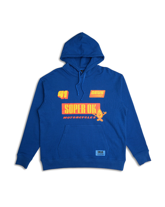 Aston Hoodie - True Blue, view 4|Flatlay