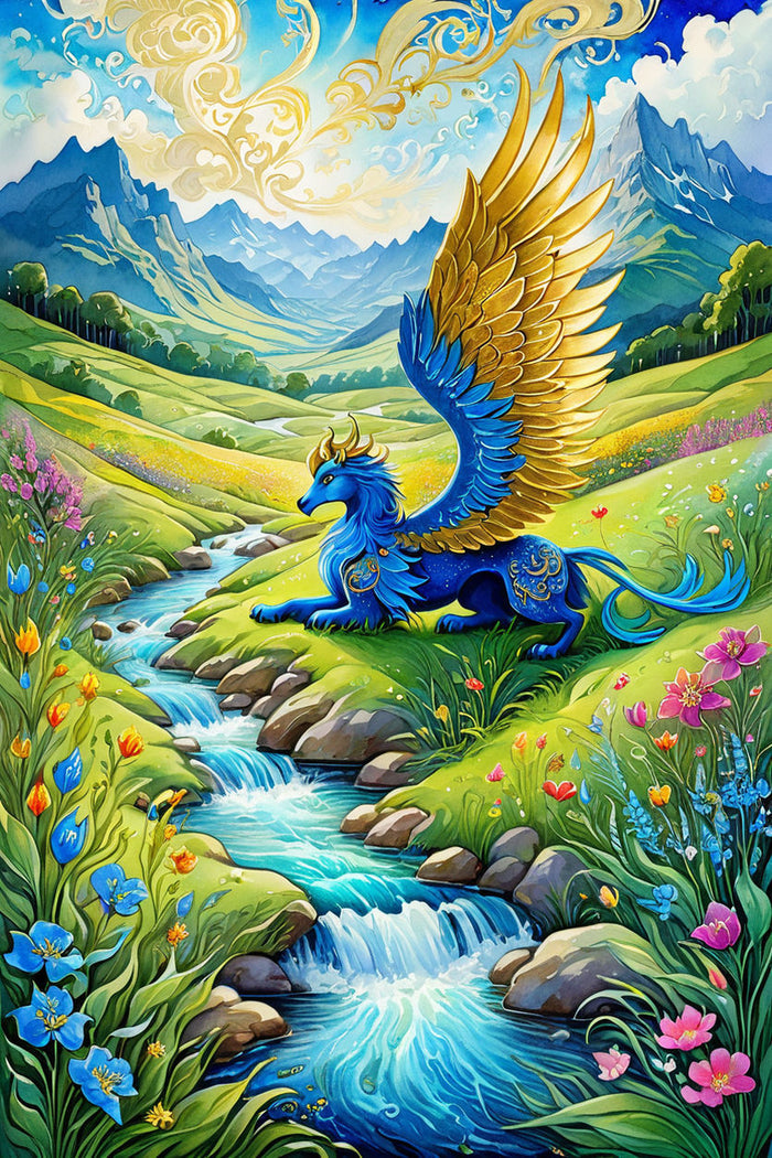 Blue & Gold Griffin
