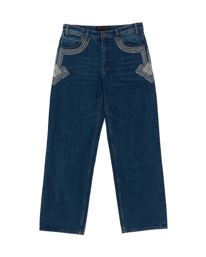 Bonham Jean - Dark Wash, view 5|Flatlay