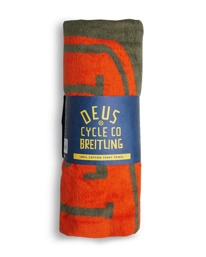 Breitling Republic Towel - Lichen Green, view 3|Flatlay