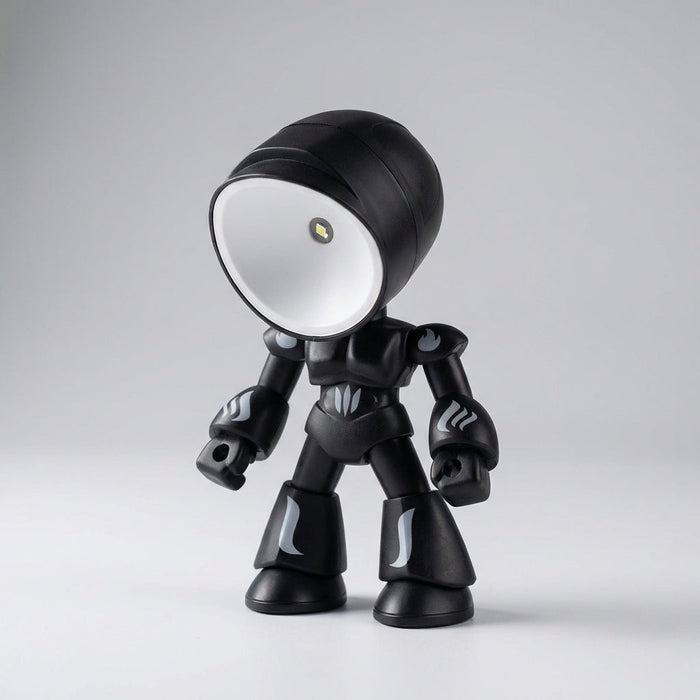 Lampka nocna LED dla dzieci w kształcie robota, emitująca miękkie światło, stabilna i idealna do s 0