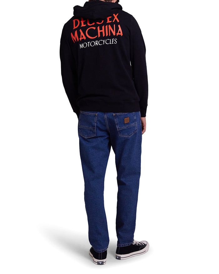 Chinchilla Hoodie - Black, view 2|Model