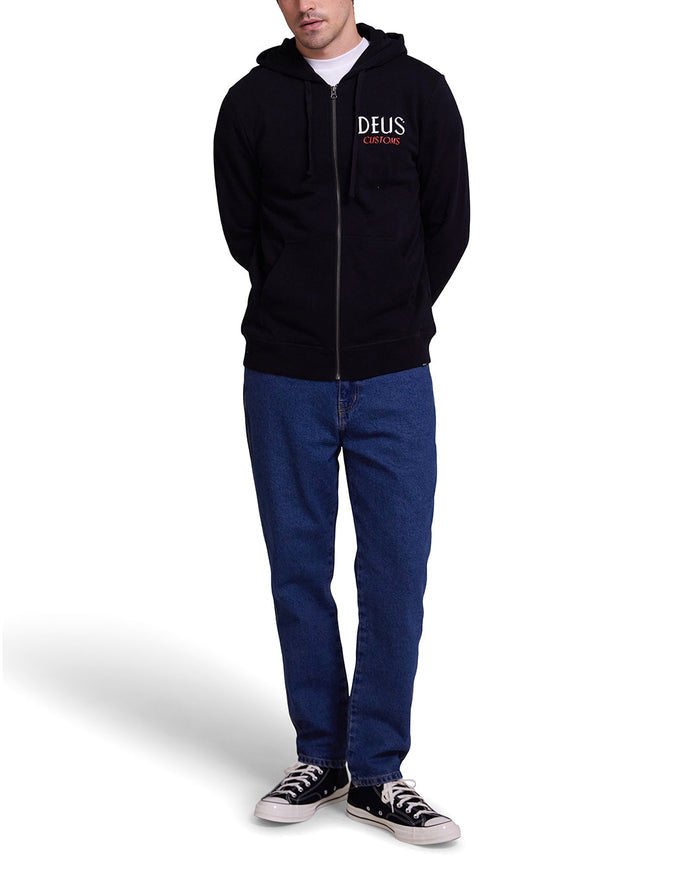 Chinchilla Hoodie - Black, view 3|Model