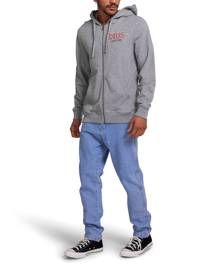 Chinchilla Hoodie - Grey Marle, view 4|Model