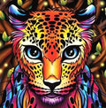 Colorful Leopard Diamond Painting Kit