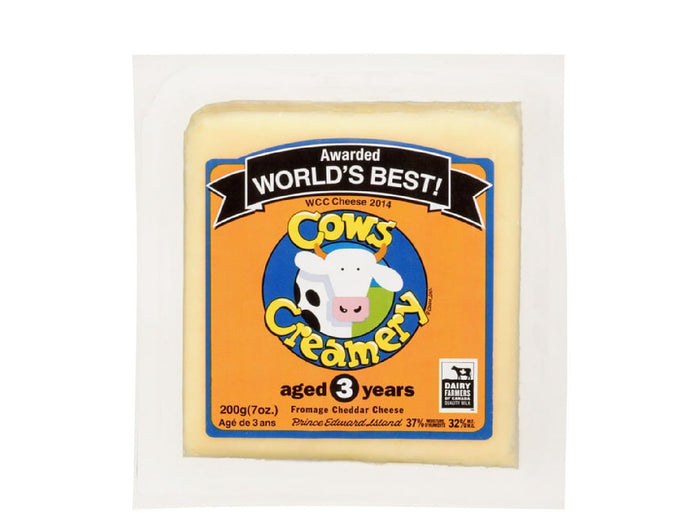 Cows Creamery Cheddar Cheese Aged 3 years