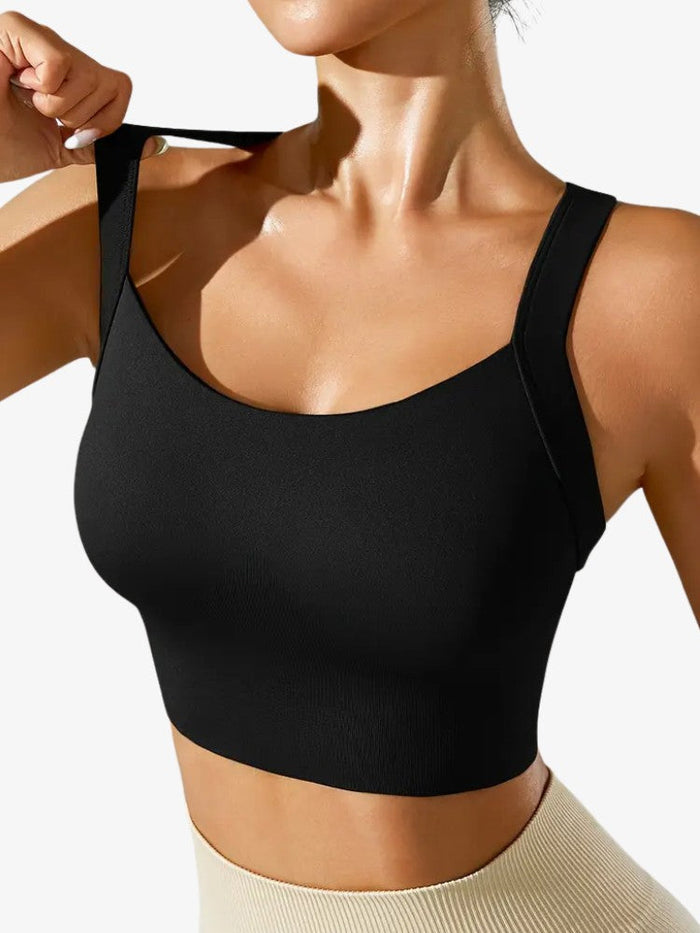 Biustonosz Sportowy Cross Back z Oddychającego Materiału - Damski Stanik do Fitnessu i Jogi, S/M/L 2