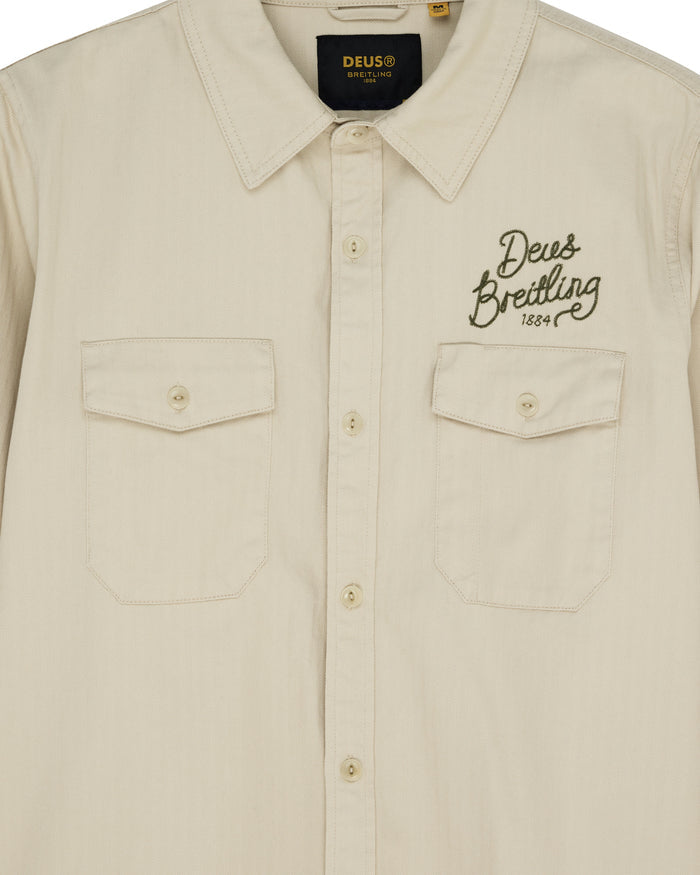 Crusade Work Shirt - Pearled Ivory, view 3