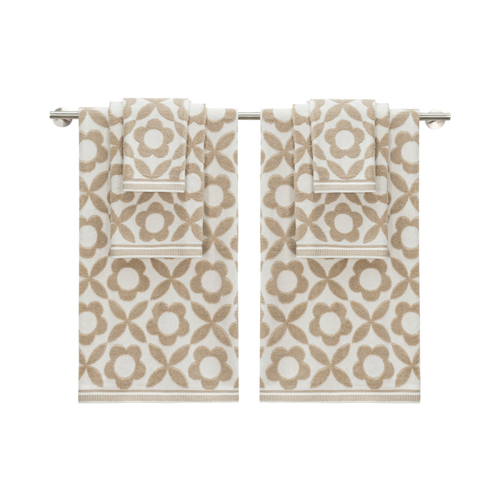 Daisy Geo 6-Piece Towel Set