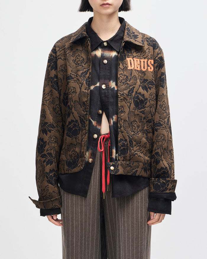 Danse Macabre Jacket - Brass Brown, view 2|Model