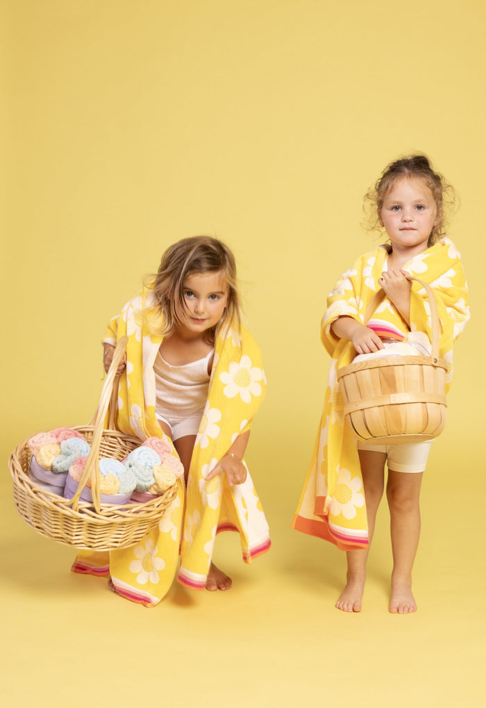 Dessy Yellow Kids Beach Towel