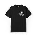 Dewey Decimator T-shirt -- Small Design front, large back