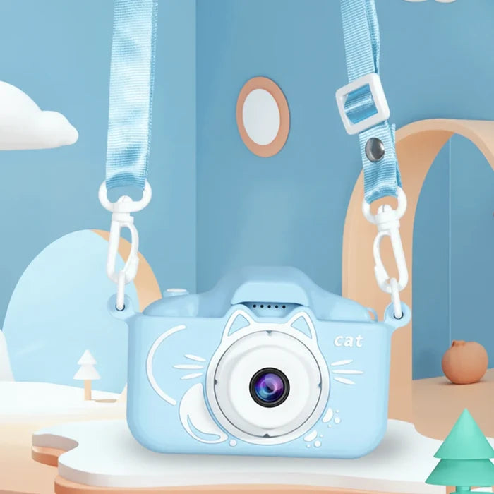 Cyfrowy aparat fotograficzny dla dzieci z nagrywaniem HD, 12 MP, lekki i wytrzymały, z kart 6