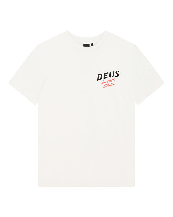 Dogleg Tee - Dirty White, view 3|Flatlay
