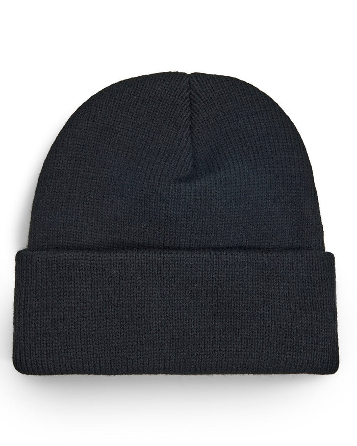 Double Track Beanie - Black, view 2|Model
