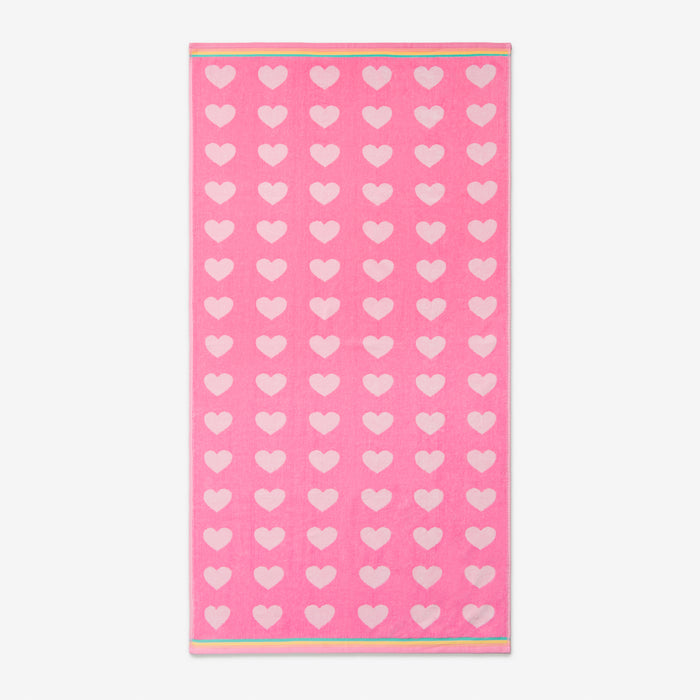 Dream Hearts Barbie Pink Kids Beach Towel