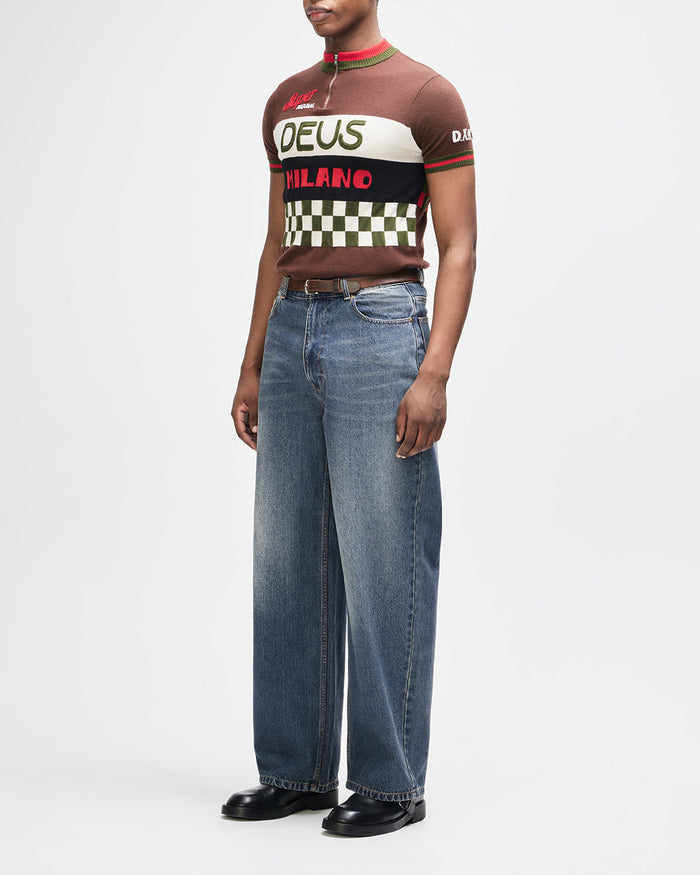 Drift Line Wide Jean - Mid Indigo, view 8