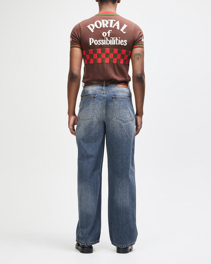 Drift Line Wide Jean - Mid Indigo, view 9