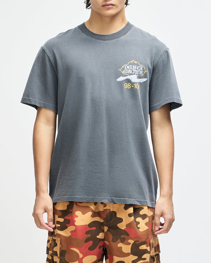 Easy Peacey Tee - Anthracite Grey, view 1|Model