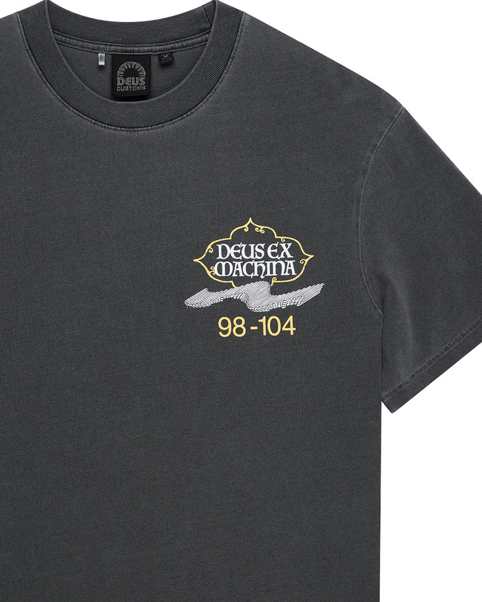 Easy Peacey Tee - Anthracite Grey, view 7