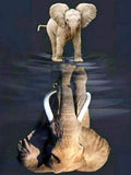 Elephant Dreaming Big Diamond Painting Kit