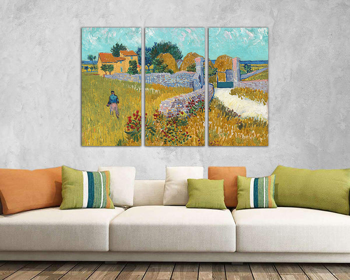 Farmhouse in Provence print on canvas reproduction Van Gogh art works