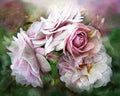 Flowers Bunch Paint by Diamonds
