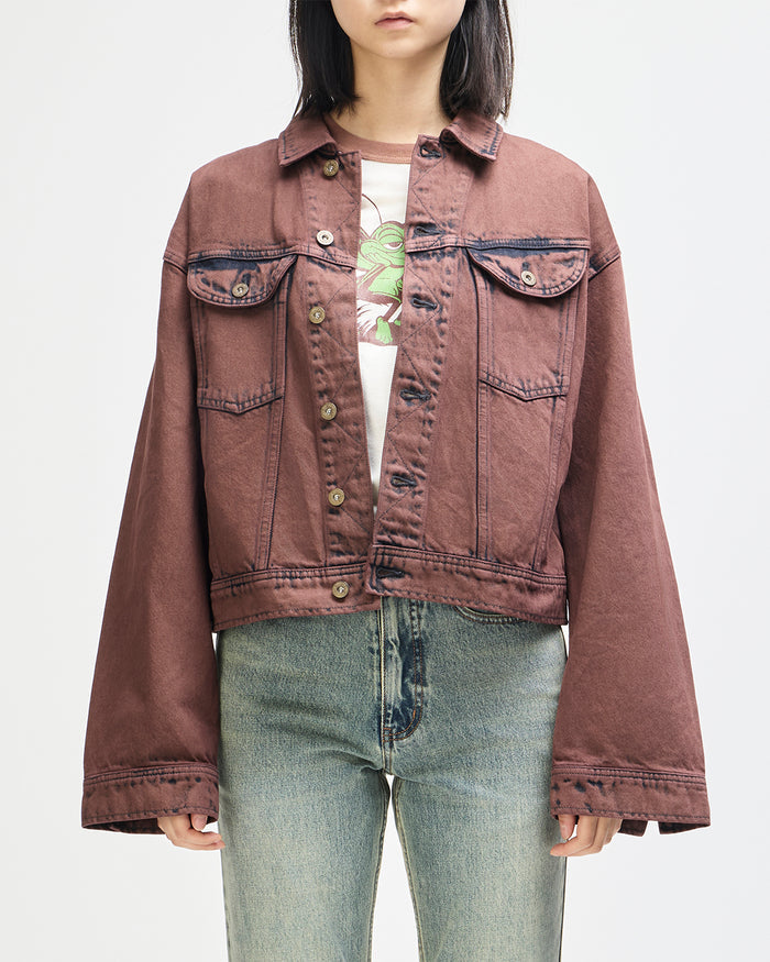 Folklore Jacket - Overdyed Brown, view 1|Model