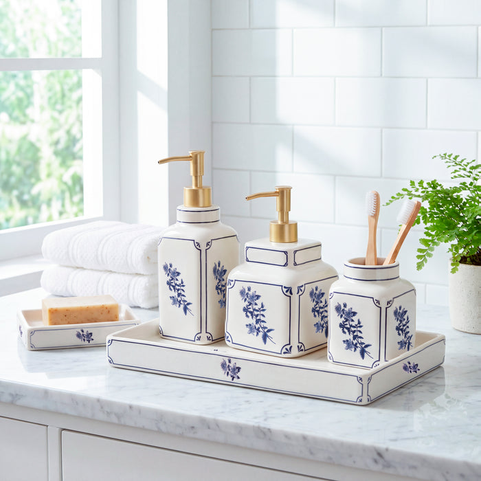 Franca Bathroom Accessories Set — 5 Piece