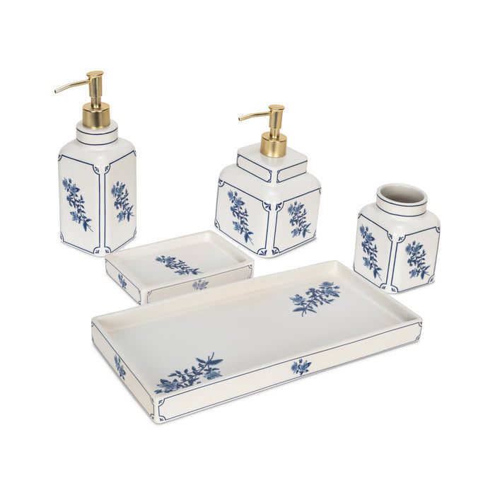 Franca Bathroom Accessories Set — 5 Piece