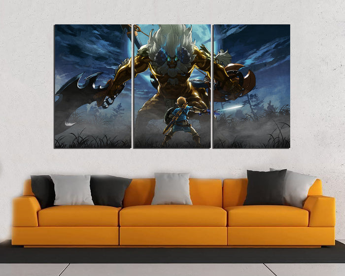 Game art works Legend of Zelda canvas nursery room decor ready to hang