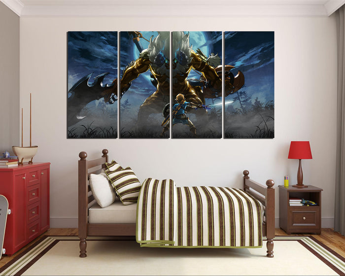 Game art works Legend of Zelda canvas nursery room decor ready to hang