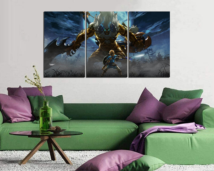 Game art works Legend of Zelda canvas nursery room decor ready to hang