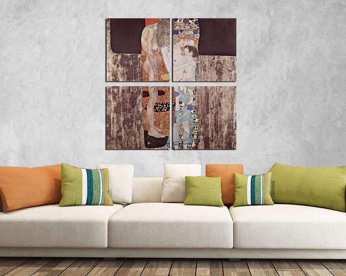 Gustav Klimt painting girlfriend 1907 print on canvas ready to hang