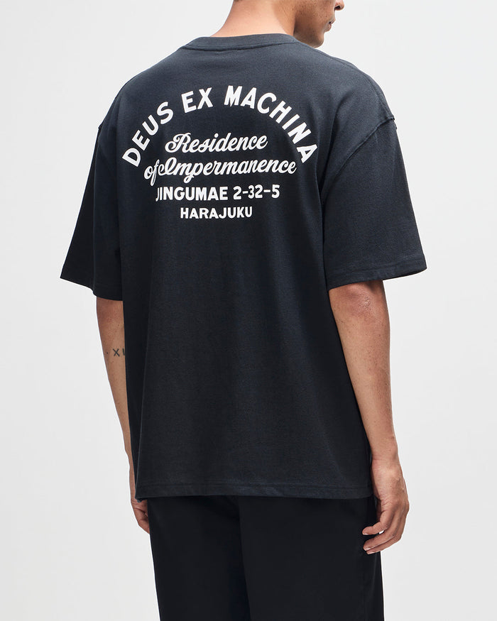 Harajuku Sign Tee - Black, view 2|Model