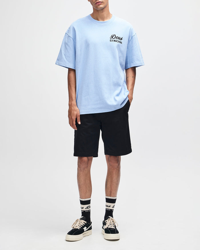 Harajuku Sign Tee - Cerulean Blue, view 5