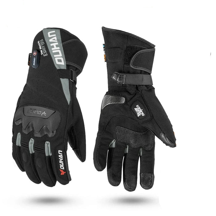 Podgrzewane Rękawice Zimowe z Ergonomicznymi Uchwytami – Wiatroszczelne, Idealne do Sportów Zimowych, One Size 5