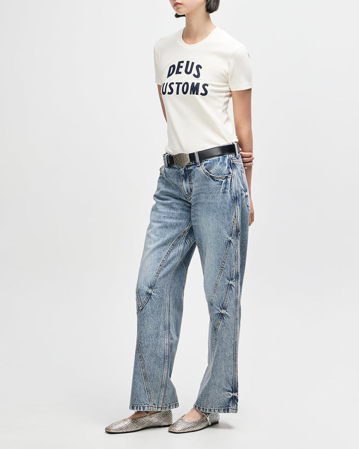 HeLeNe Tee - Dirty White, view 5