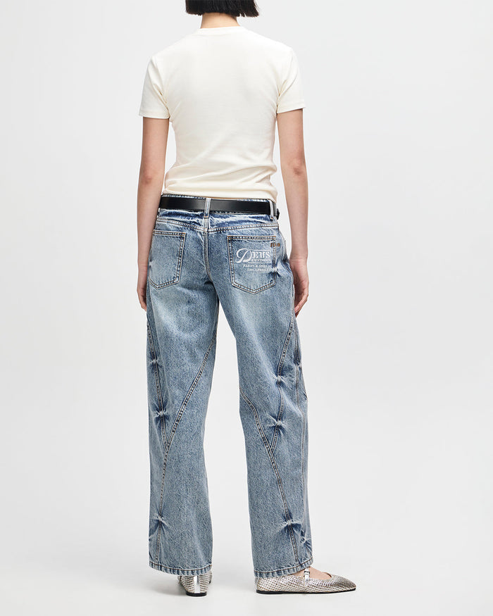 HeLeNe Tee - Dirty White, view 6