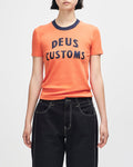 HeLeNe Tee - Flame Orange, view 1|Model