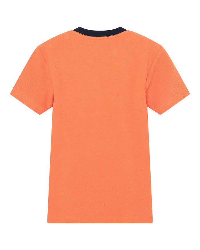 HeLeNe Tee - Flame Orange, view 4|Flatlay