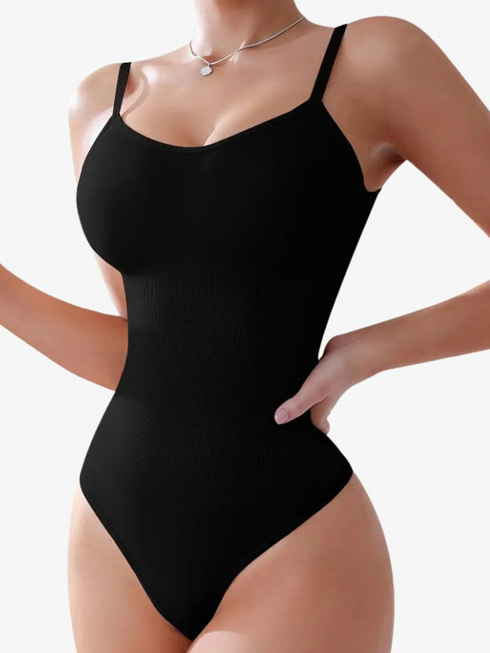 Body Korygujące Wyszczuplające SmartShape™ z Elastycznego Materiału – Płaski Brzuch i Wysoka Talia, Rozmiary S-2XL 0