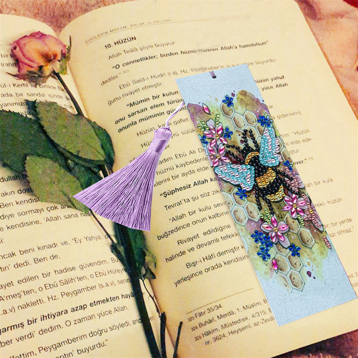 Honey Bee Painting Bookmark