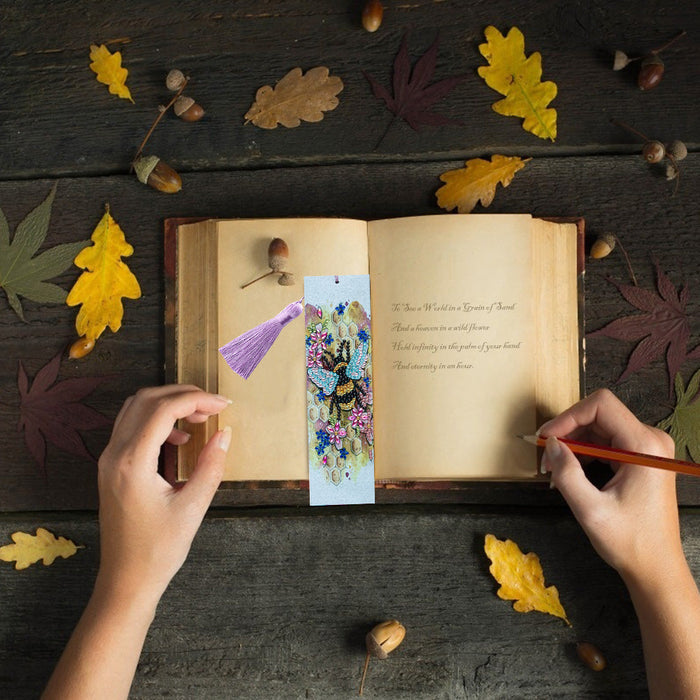 Honey Bee Painting Bookmark