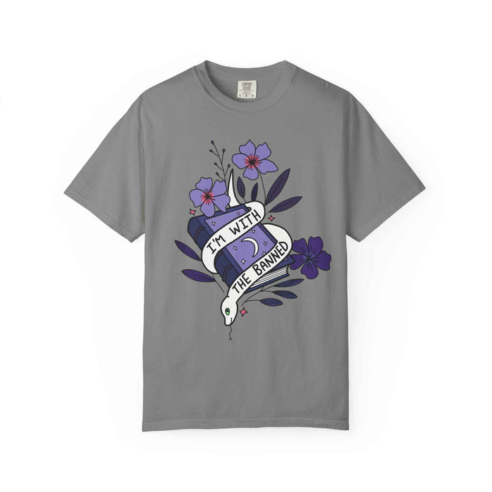 I'm With the Banned, Soft Garment-Dyed Unisex Tee